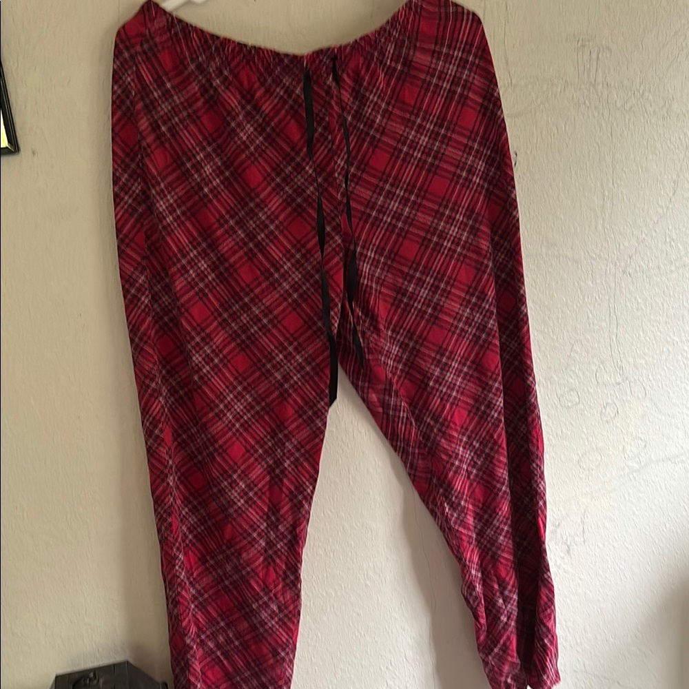 Red Plaid Lounge Pants